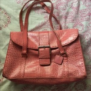 PRICE DROP || Peach blush/peach faux leather purse